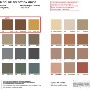 BrickForm Color Hardener