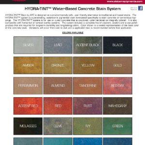 APC Hydratint Water-based Concrete Stain
