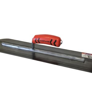 Kraft CF288PF 20" x 5" Round Front/Square Back Carbon Steel Cement Trowel