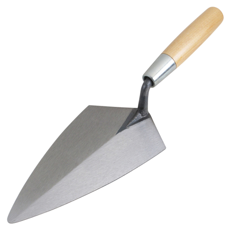 Kraft - BL750 10" Philadelphia Brick Trowel with Wood Handle