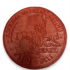 SDI 8 Inch 250th Anniversary United States Concrete Stamp